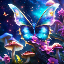 Load image into Gallery viewer, Diamond Painting - Full Round - Butterfly¡¤Mushroom (30*30CM)
