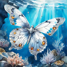 Load image into Gallery viewer, Diamond Painting - Full Round - Colorful Butterfly¡¤White Butterfly (30*30CM)