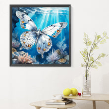 Load image into Gallery viewer, Diamond Painting - Full Round - Colorful Butterfly¡¤White Butterfly (30*30CM)