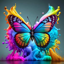 Load image into Gallery viewer, Diamond Painting - Full Round - Butterfly¡¤Color (30*30CM)