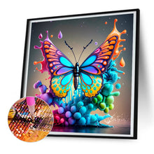 Load image into Gallery viewer, Diamond Painting - Full Round - Colorful Butterfly¡¤Colorful Mist (30*30CM)