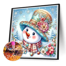 Load image into Gallery viewer, Diamond Painting - Full Round - Decorated snowman sled (30*30CM)