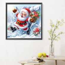 Load image into Gallery viewer, Diamond Painting - Full Round - broken wall santa (30*30CM)