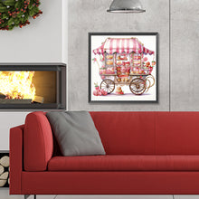 Load image into Gallery viewer, Diamond Painting - Full Round - Pink dessert shop trolley (30*30CM)
