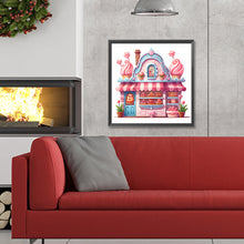 Load image into Gallery viewer, Diamond Painting - Full Round - Pink dessert shop trolley (30*30CM)