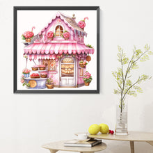Load image into Gallery viewer, Diamond Painting - Full Round - Pink dessert shop trolley (30*30CM)