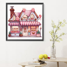 Load image into Gallery viewer, Diamond Painting - Full Round - Pink dessert shop trolley (30*30CM)