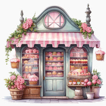Load image into Gallery viewer, Diamond Painting - Full Round - Pink dessert shop trolley (30*30CM)