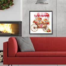 Load image into Gallery viewer, Diamond Painting - Full Round - Pink dessert shop trolley (30*30CM)