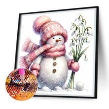 Load image into Gallery viewer, Diamond Painting - Full Round - pink snowman (30*30CM)
