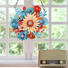 Load image into Gallery viewer, Diamond Painting Wall Decor Wreath Special Shaped Diamond Painting Wreath Mosaic