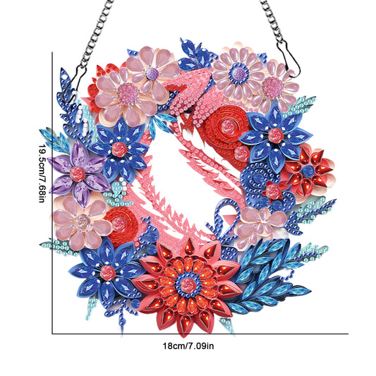 Diamond Painting Wall Decor Wreath Special Shaped Diamond Painting Wreath Mosaic