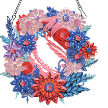 Load image into Gallery viewer, Diamond Painting Wall Decor Wreath Special Shaped Diamond Painting Wreath Mosaic