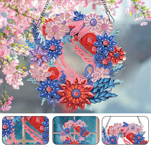 Load image into Gallery viewer, Diamond Painting Wall Decor Wreath Special Shaped Diamond Painting Wreath Mosaic