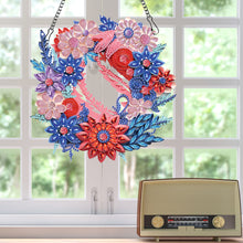 Load image into Gallery viewer, Diamond Painting Wall Decor Wreath Special Shaped Diamond Painting Wreath Mosaic