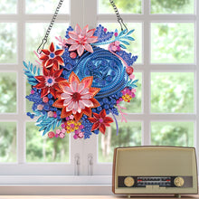 Load image into Gallery viewer, Diamond Painting Wall Decor Wreath Special Shaped Diamond Painting Wreath Mosaic