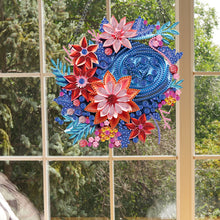 Load image into Gallery viewer, Diamond Painting Wall Decor Wreath Special Shaped Diamond Painting Wreath Mosaic