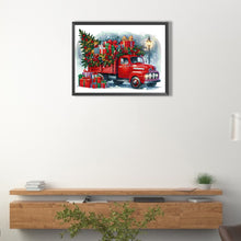 Load image into Gallery viewer, Diamond Painting - Partial Special Shaped - Christmas car (40*30CM)