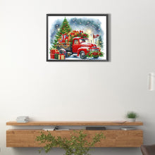 Load image into Gallery viewer, Diamond Painting - Partial Special Shaped - Christmas car (40*30CM)
