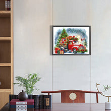 Load image into Gallery viewer, Diamond Painting - Partial Special Shaped - Christmas car (40*30CM)