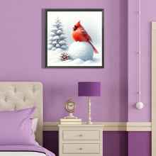 Load image into Gallery viewer, Diamond Painting - Full Round - cardinal on snowball (40*40CM)