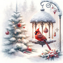 Load image into Gallery viewer, Diamond Painting - Full Round - Cardinal in the blue light (40*40CM)