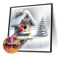 Load image into Gallery viewer, Diamond Painting - Full Round - Cardinal by the cabin (40*40CM)