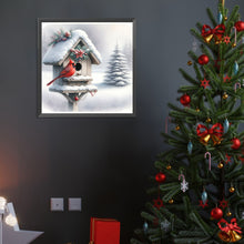 Load image into Gallery viewer, Diamond Painting - Full Round - Cardinal by the cabin (40*40CM)