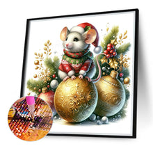 Load image into Gallery viewer, Diamond Painting - Full Round - winter mouse (40*40CM)