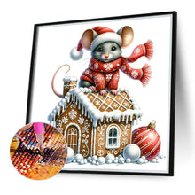 Load image into Gallery viewer, Diamond Painting - Full Round - cookie house mouse (40*40CM)