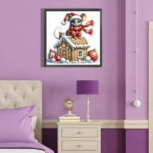 Load image into Gallery viewer, Diamond Painting - Full Round - cookie house mouse (40*40CM)