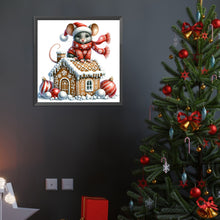 Load image into Gallery viewer, Diamond Painting - Full Round - cookie house mouse (40*40CM)