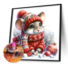 Load image into Gallery viewer, Diamond Painting - Full Round - mouse on snow (40*40CM)