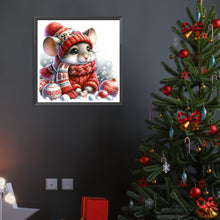 Load image into Gallery viewer, Diamond Painting - Full Round - mouse on snow (40*40CM)