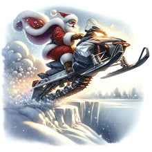 Load image into Gallery viewer, Diamond Painting - Full Round - Flying Santa Claus (40*40CM)