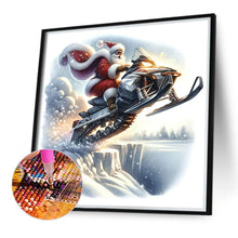 Load image into Gallery viewer, Diamond Painting - Full Round - Flying Santa Claus (40*40CM)