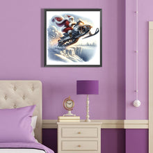 Load image into Gallery viewer, Diamond Painting - Full Round - Flying Santa Claus (40*40CM)