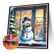 Load image into Gallery viewer, Diamond Painting - Full Round - Christmas snowman (40*40CM)