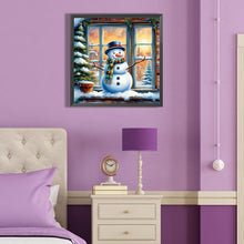 Load image into Gallery viewer, Diamond Painting - Full Round - Christmas snowman (40*40CM)