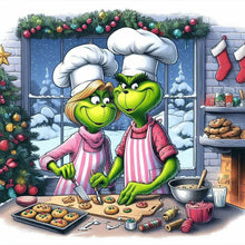 Load image into Gallery viewer, Diamond Painting - Full Round - Grinch (40*40CM)