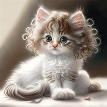 Load image into Gallery viewer, Diamond Painting - Full Square - white cat (30*30CM)