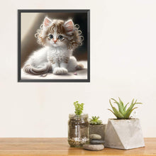 Load image into Gallery viewer, Diamond Painting - Full Square - white cat (30*30CM)