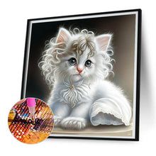 Load image into Gallery viewer, Diamond Painting - Full Square - white cat (30*30CM)