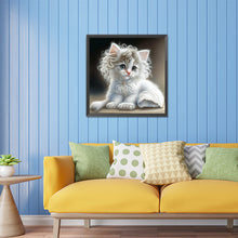Load image into Gallery viewer, Diamond Painting - Full Square - white cat (30*30CM)