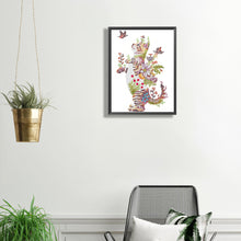 Load image into Gallery viewer, Diamond Painting - Partial Special Shaped - Cats, Flowers and Butterflies (30*40CM)