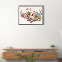 Load image into Gallery viewer, Diamond Painting - Partial Special Shaped - Cats, Flowers and Butterflies (40*30CM)