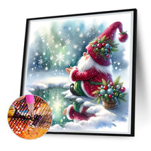 Load image into Gallery viewer, Diamond Painting - Full Round - Goblin and Snowy Night (30*30CM)