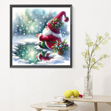 Load image into Gallery viewer, Diamond Painting - Full Round - Goblin and Snowy Night (30*30CM)