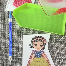 Load image into Gallery viewer, Double-End Manicure Point Drill Pen with Clay Glue Nail Art Tool for Women(Blue)