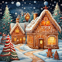 Load image into Gallery viewer, Diamond Painting - Full Round - christmas night (30*30CM)